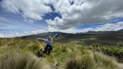 Student in the Scottish Highlands